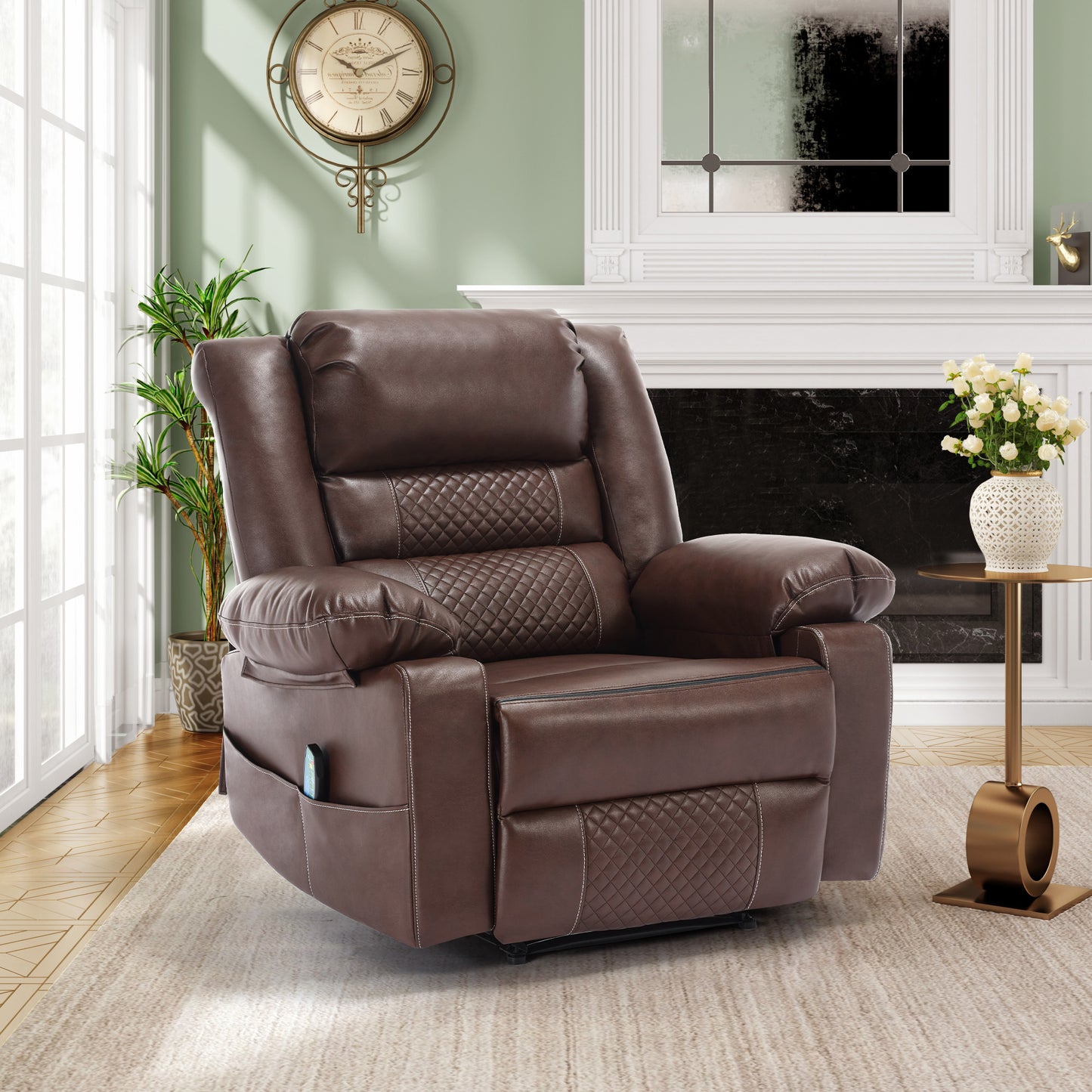 Breathable Leather Massage Recliner Chair