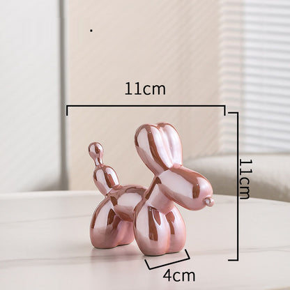 Balloon Dog Porcelain Decoration