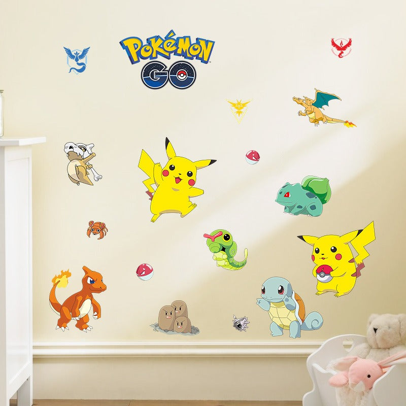 Autocollant mural 3D (Pokémon)