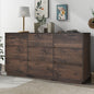 Robe de tiroir moderne du milieu du siècle 9 Dresser, Dark Brown