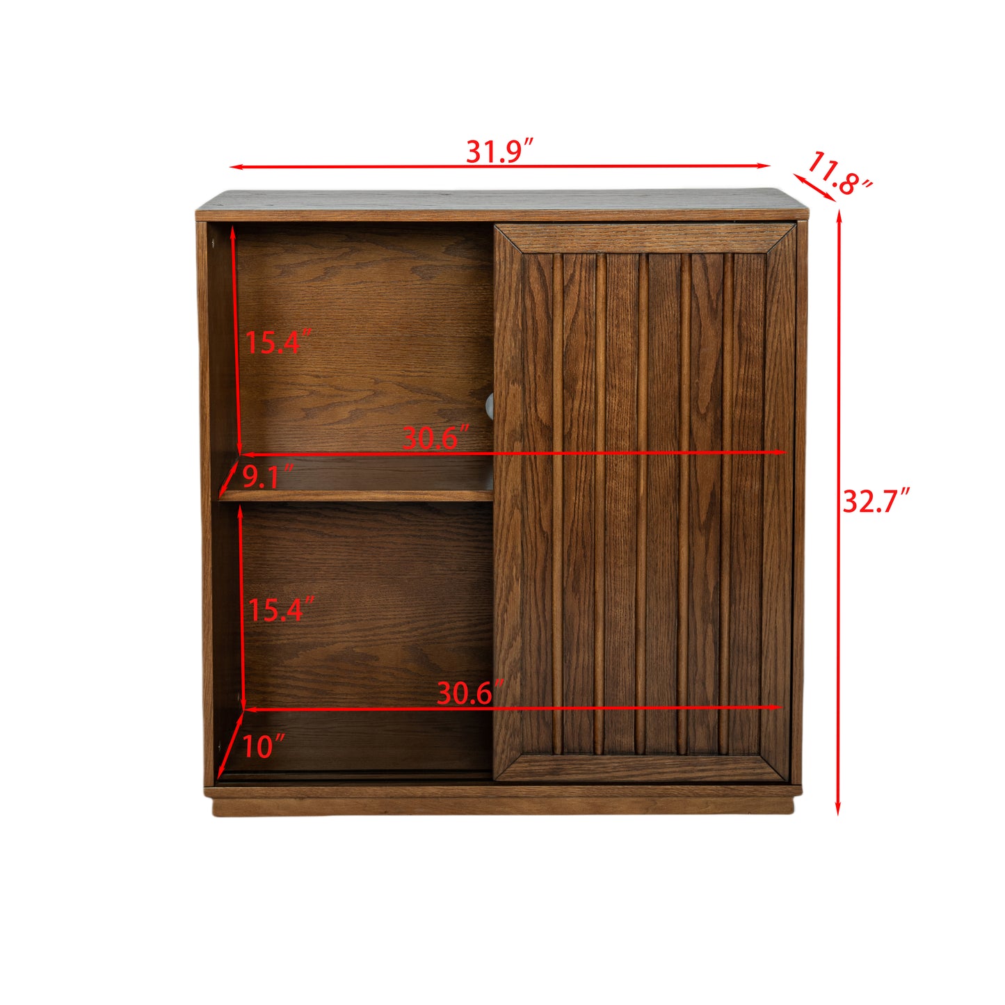 Sliding door storage unit