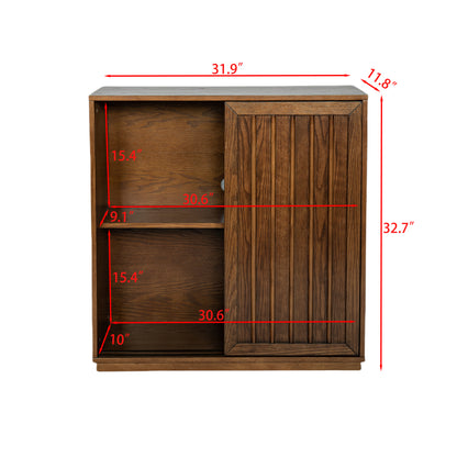 Sliding door storage unit