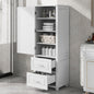 Large bathroom storage cabinet.