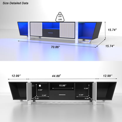 Mueble de TV con LED.