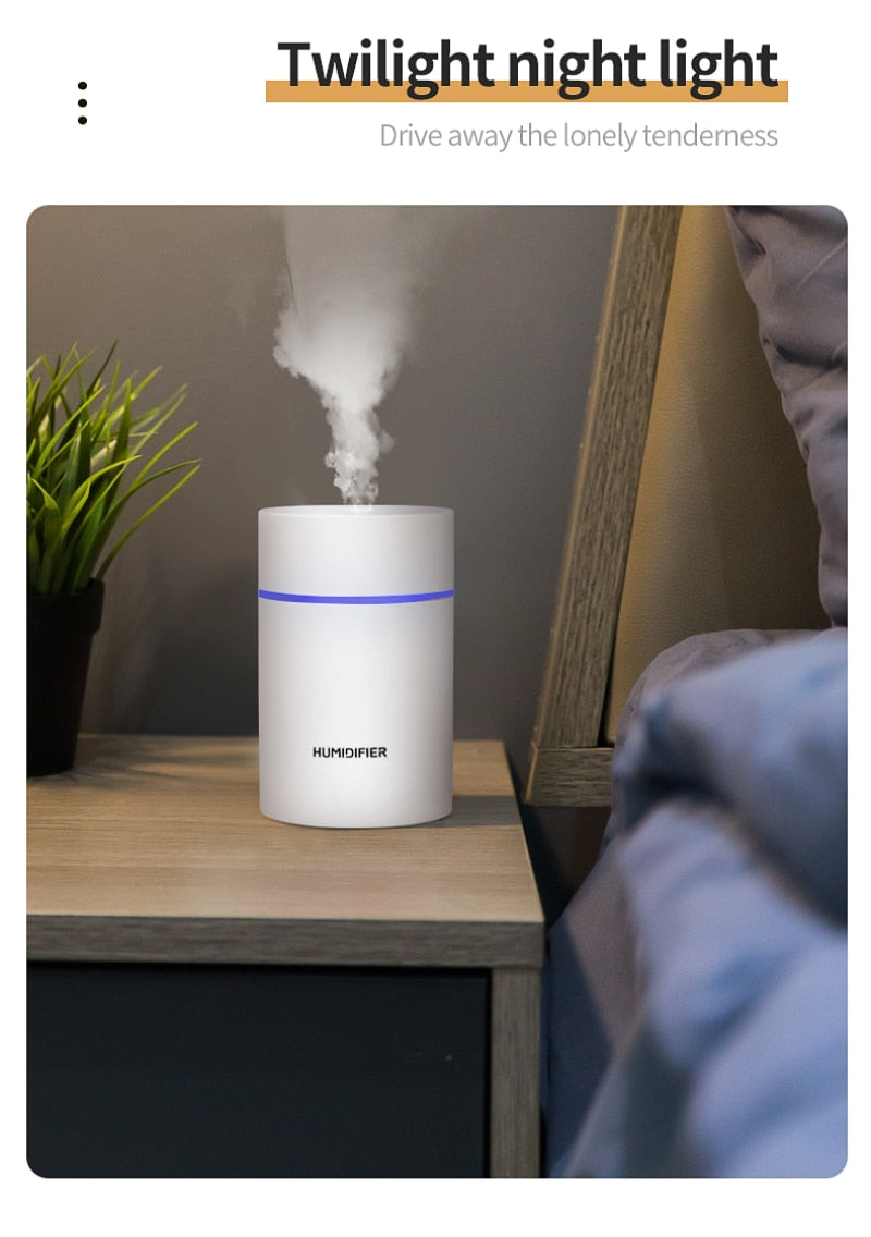 Humidifier with aromatherapy (USB)