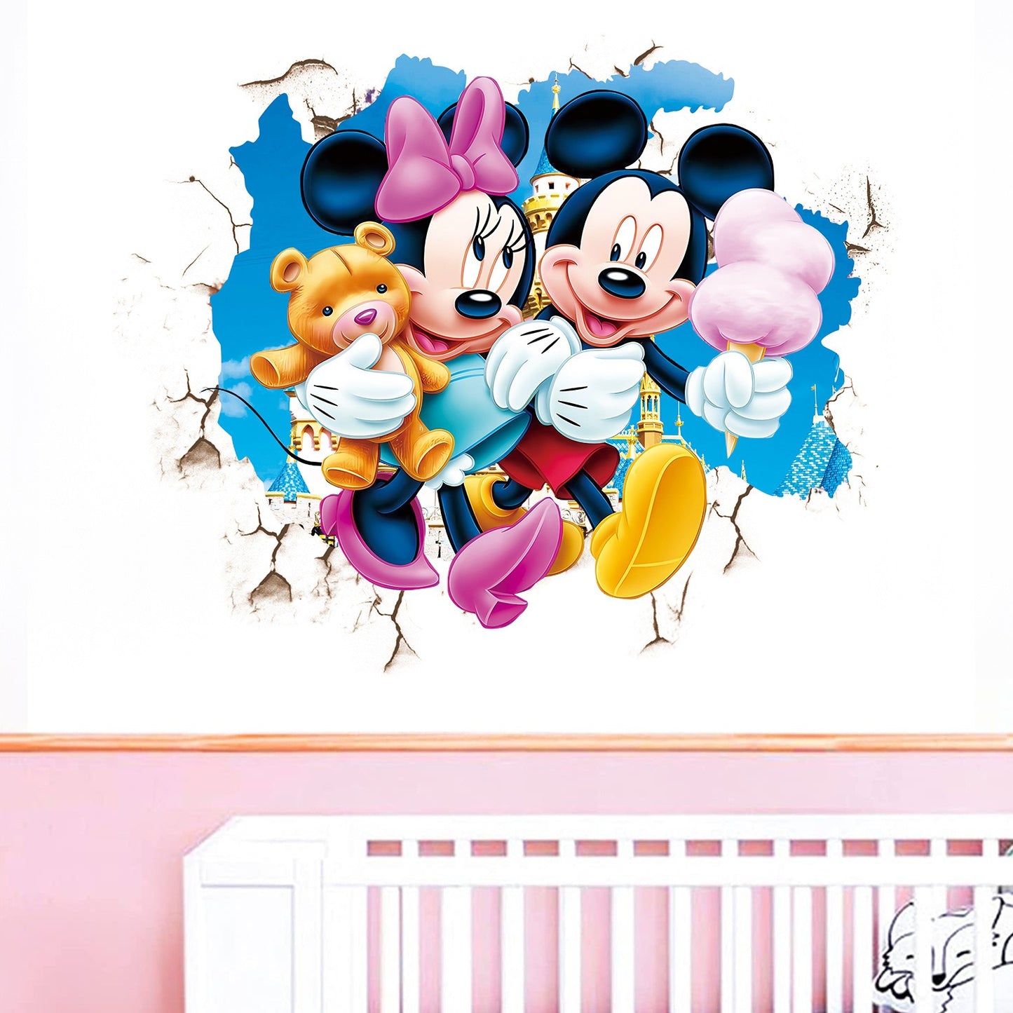 Autocollant mural (Mickey Mouse)