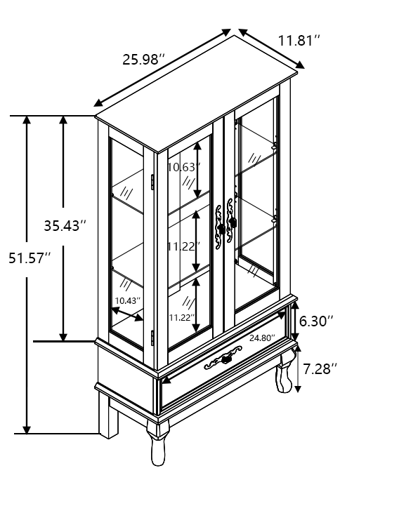 Meuble vitrine