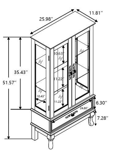 Meuble vitrine