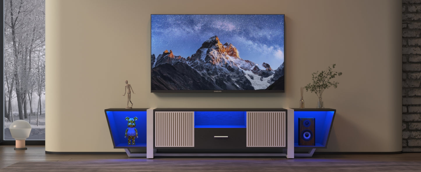 Meuble TV avec LED.