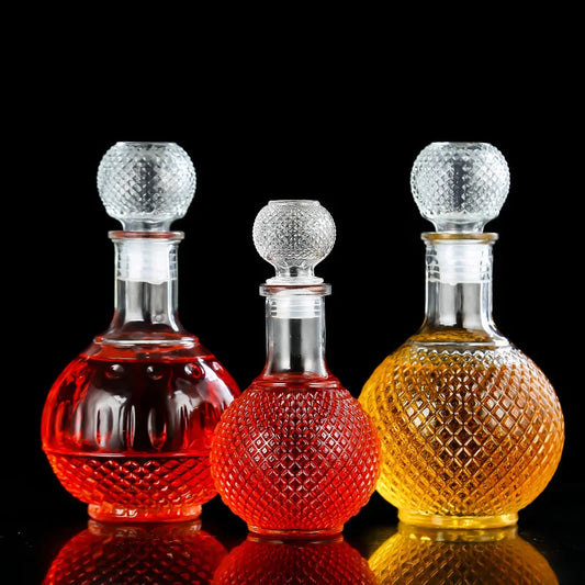 250ml-500ml Crystal Glass Wine Bottle Decanter 