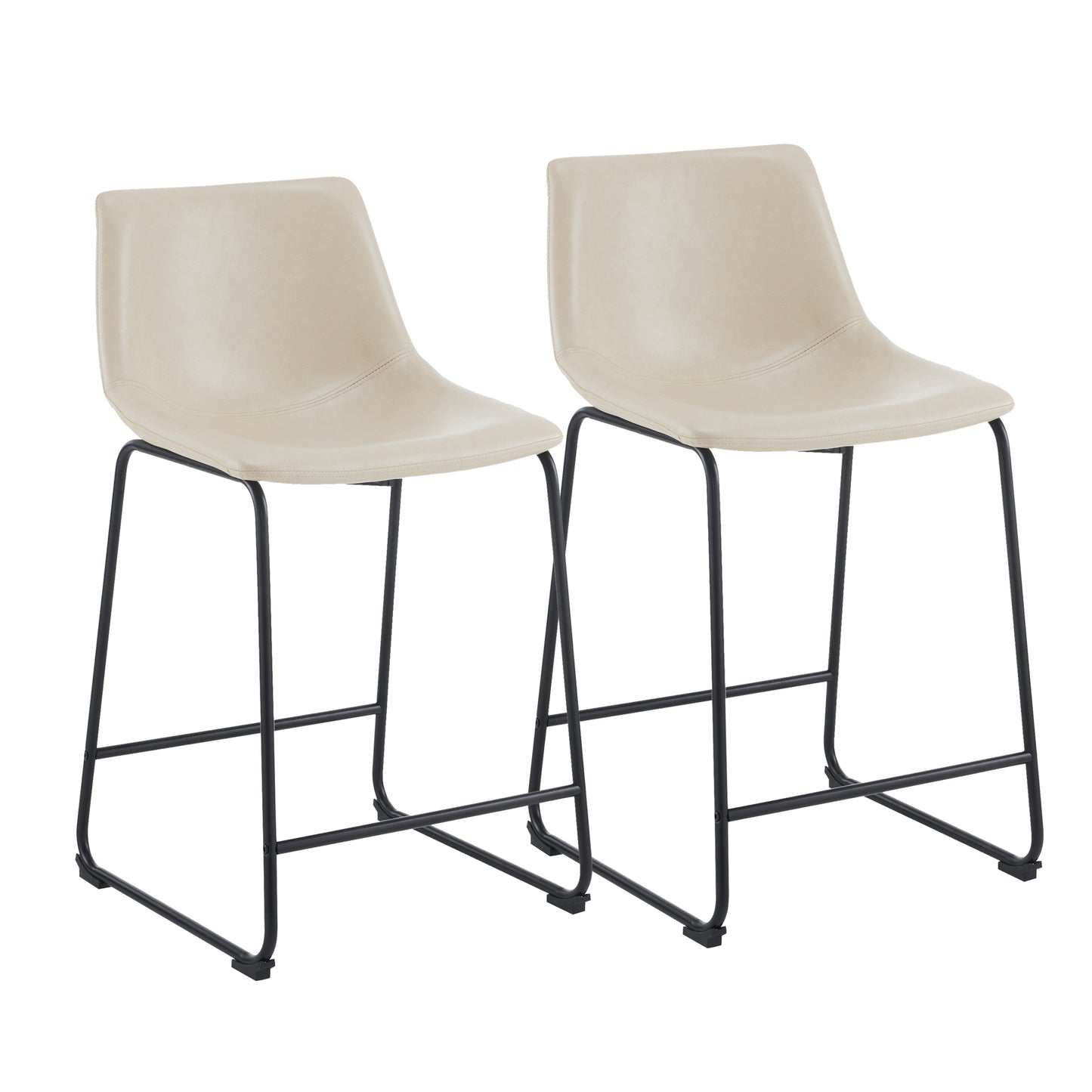 (2 ensembles) Tabouret de comptoir.