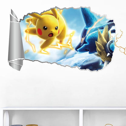 Autocollant mural 3D (Pokémon)