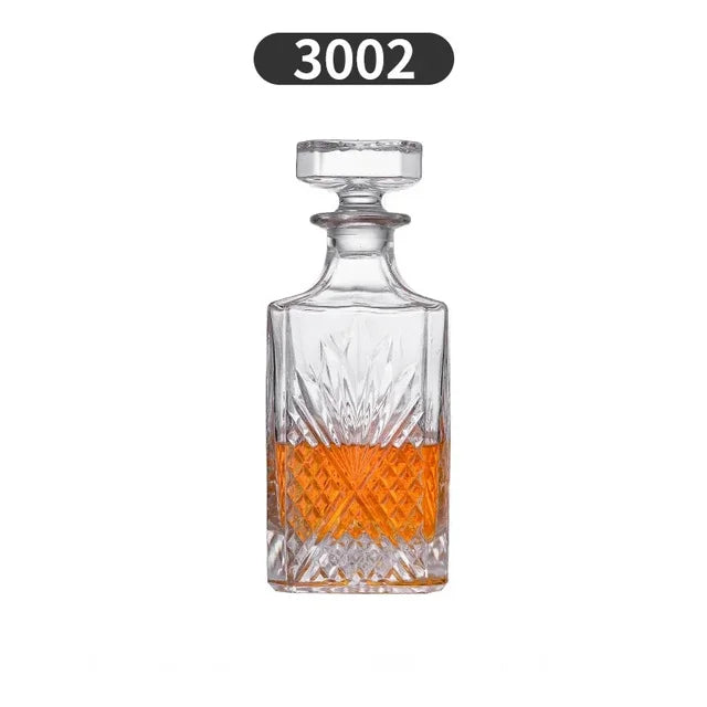 Décanteur de whisky en cristal, sans plomb, 750 ml