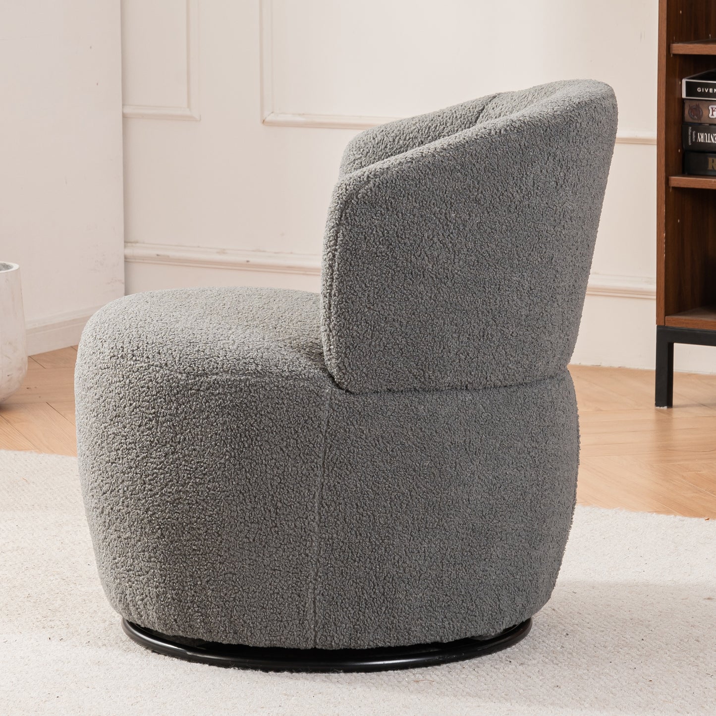 fauteuil d'appoint pivotant Gris