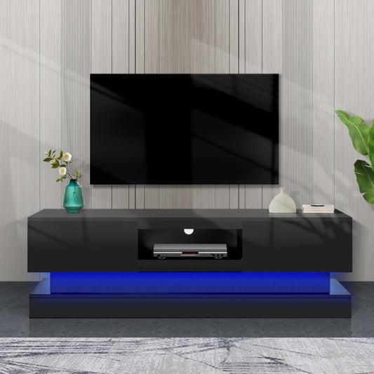 Mueble de TV con LED.