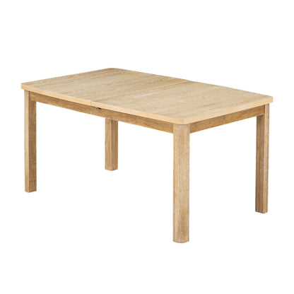 Juego de mesa de comedor extensible (9 piezas)