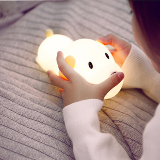 Small dog-shaped night light