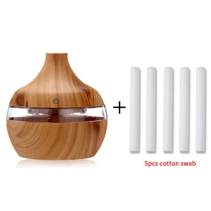 Electric humidifier + essential aroma diffuser (USB)